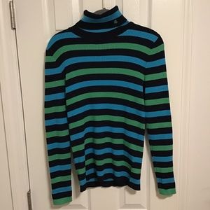 Ralph Lauren Striped Turtle Neck Sweater